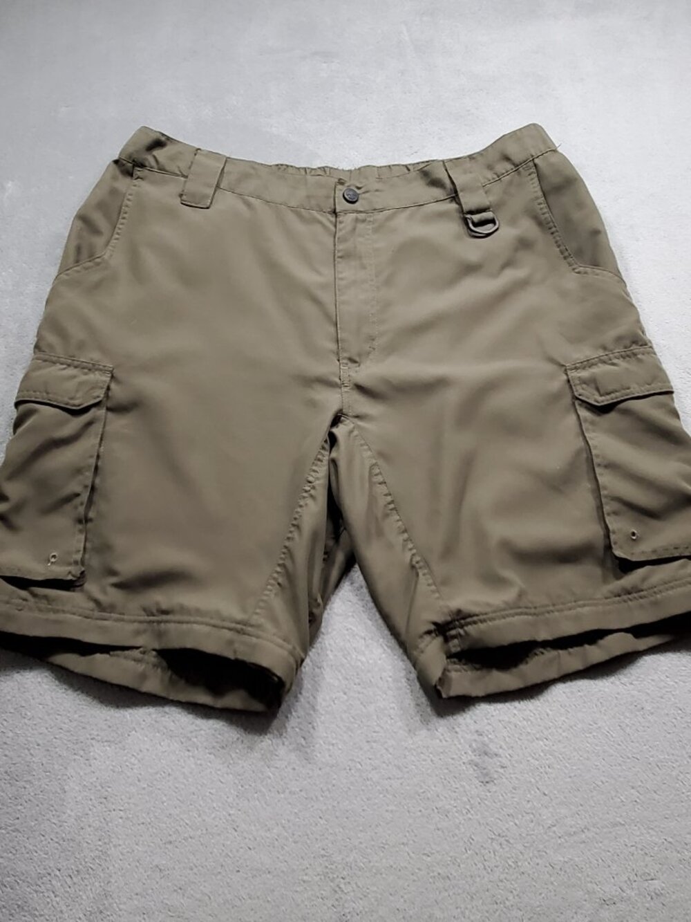 Boy Scouts of America Switchback Cargo Shorts Olive Green 6 Pockets Mn Sz L